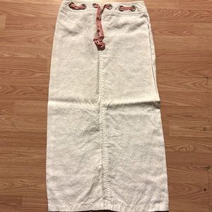 Deane & White long Linen Skirt